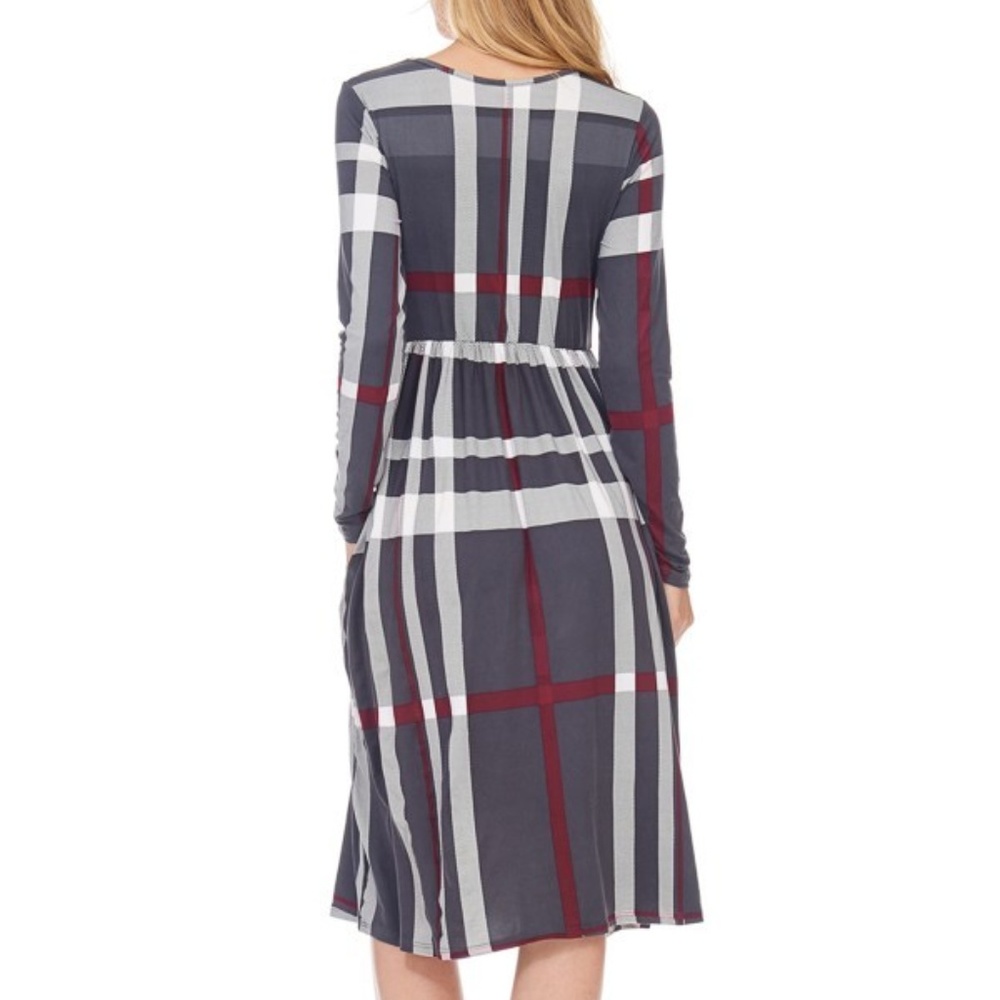 Grey Dark line Dress - Picture 4 of 5